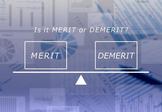 merit and demerit